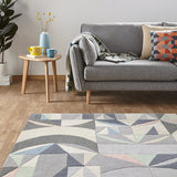 Icosa wool rug