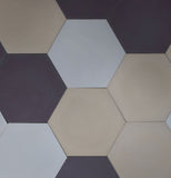 Mid Grey Cement | Hexagon - Tile (sample)