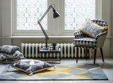 Radiate wool rug