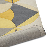 Radiate wool rug