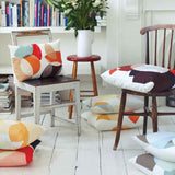 Welsummer Ellipse - Square Cushion (as seen in Living Etc.)