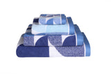 Scallop Bath Linen in Blue