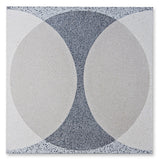 'Double Ellipse' light grey granito