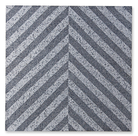 'Tweed' Light Grey - Terrazzo Tile (sample)