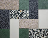 Royal Lichen | Rectangle - Terrazzo Tile (sample)