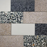 Nougat | Rectangle - Terrazzo Tile (sample)